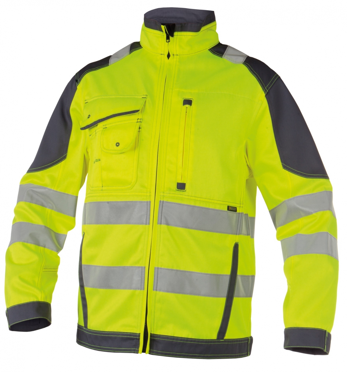 DASSY-Warnschutz, Arbeitsjacke "ORLANDO", gelb/grau