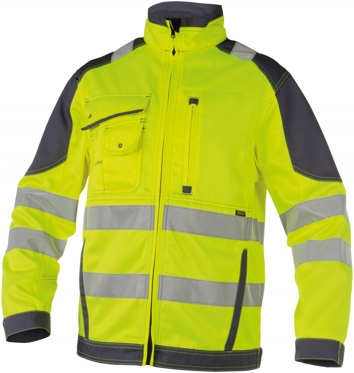 DASSY-Warnschutz, Arbeitsjacke ORLANDO, gelb/grau