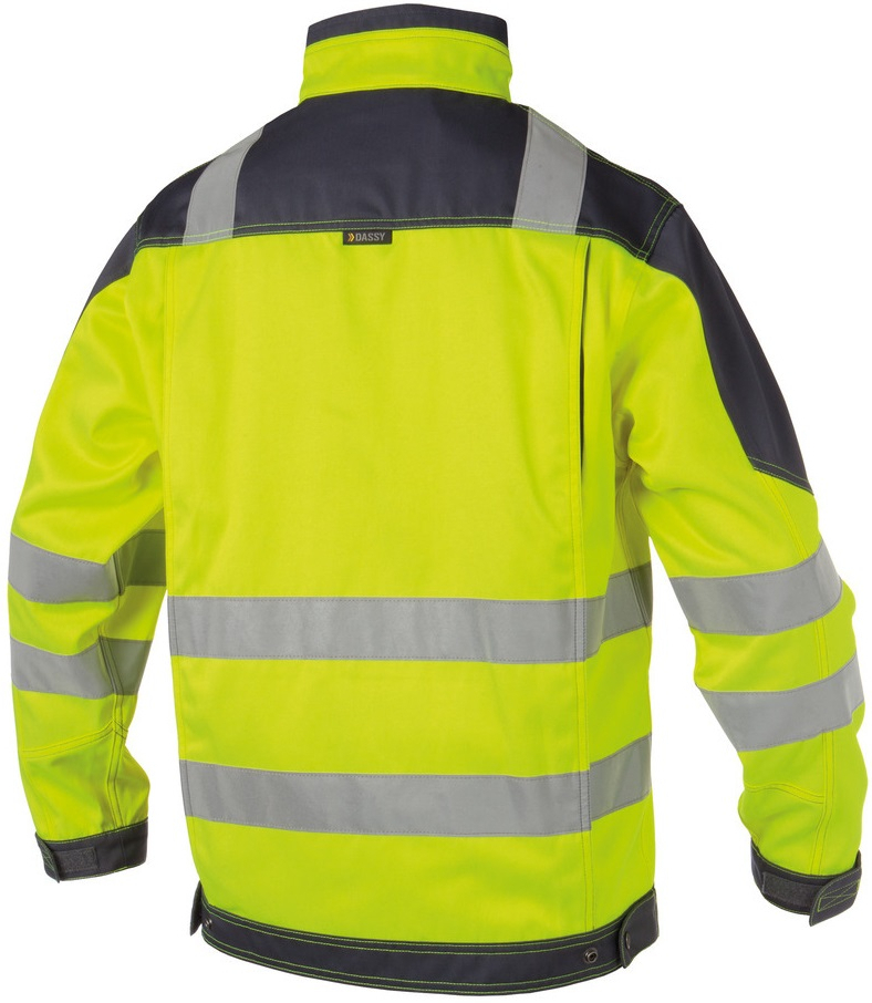 DASSY-Warnschutz, Arbeitsjacke ORLANDO, gelb/grau