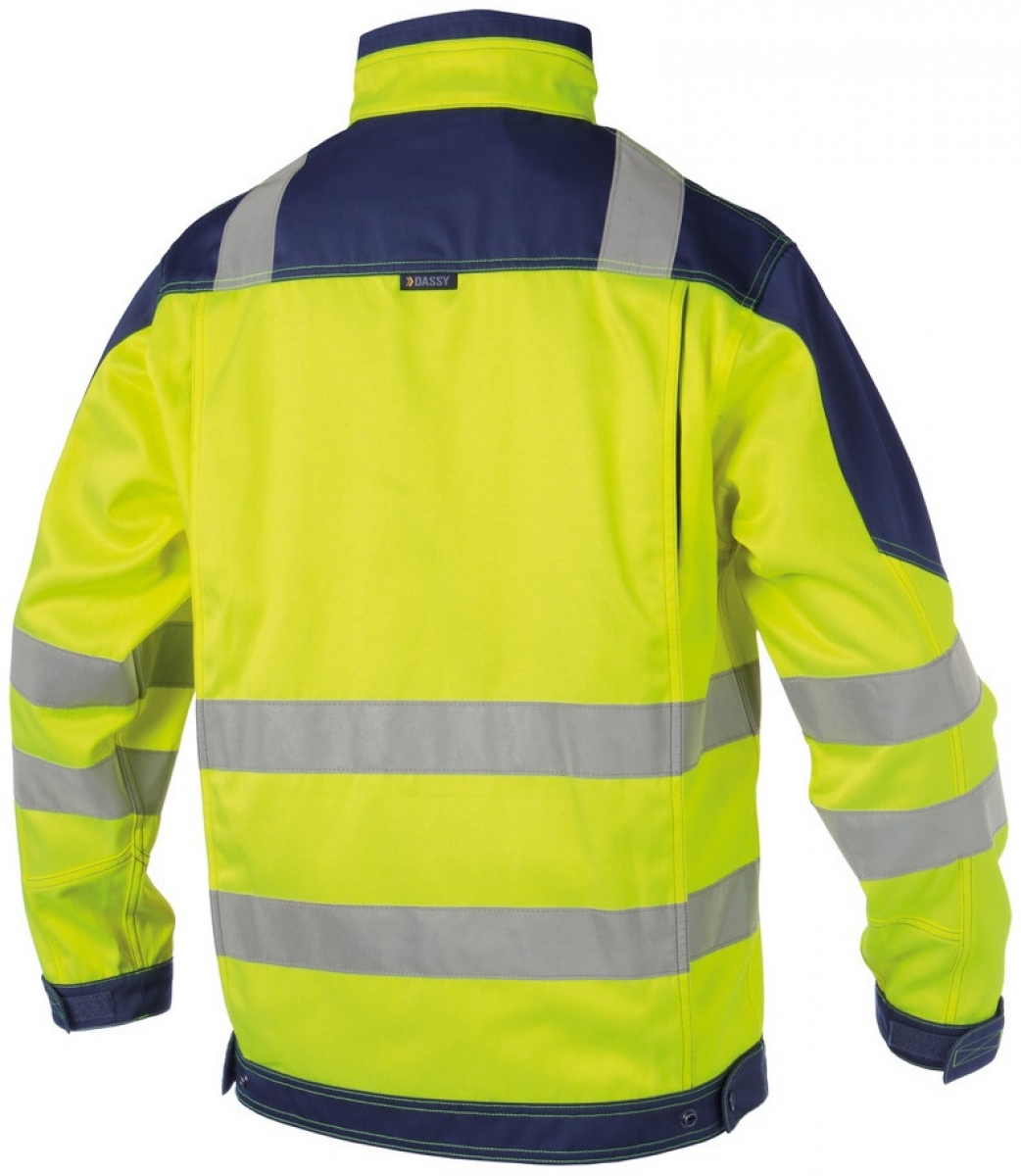 DASSY-Warnschutz, Arbeitsjacke "ORLANDO", gelb/blau