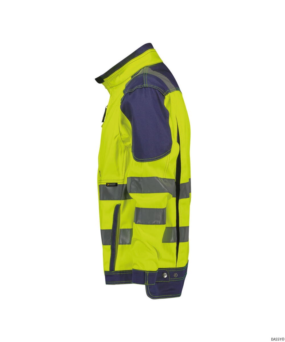 DASSY-Warnschutz, Arbeitsjacke ORLANDO, gelb/blau