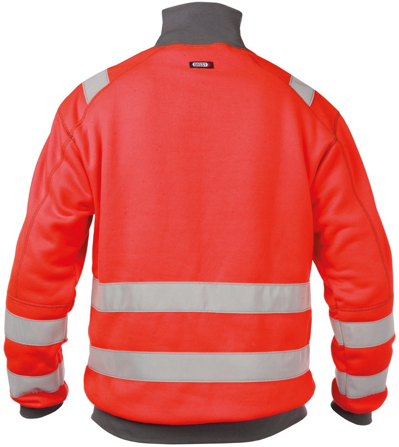 Sweater "DENVER" , rot/grau