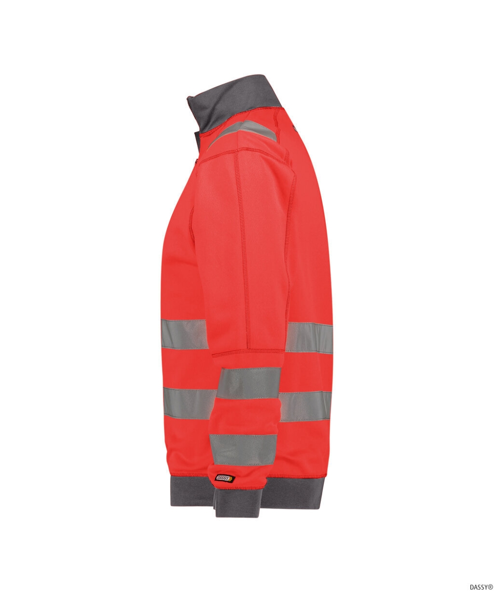 Sweater DENVER , rot/grau