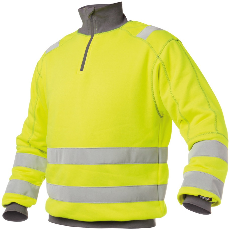 DASSY-Warnschutz, Sweater DENVER , gelb/grau