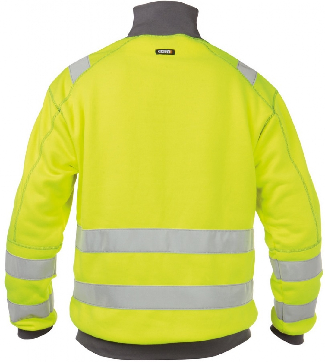 DASSY-Warnschutz, Sweater "DENVER" , gelb/grau