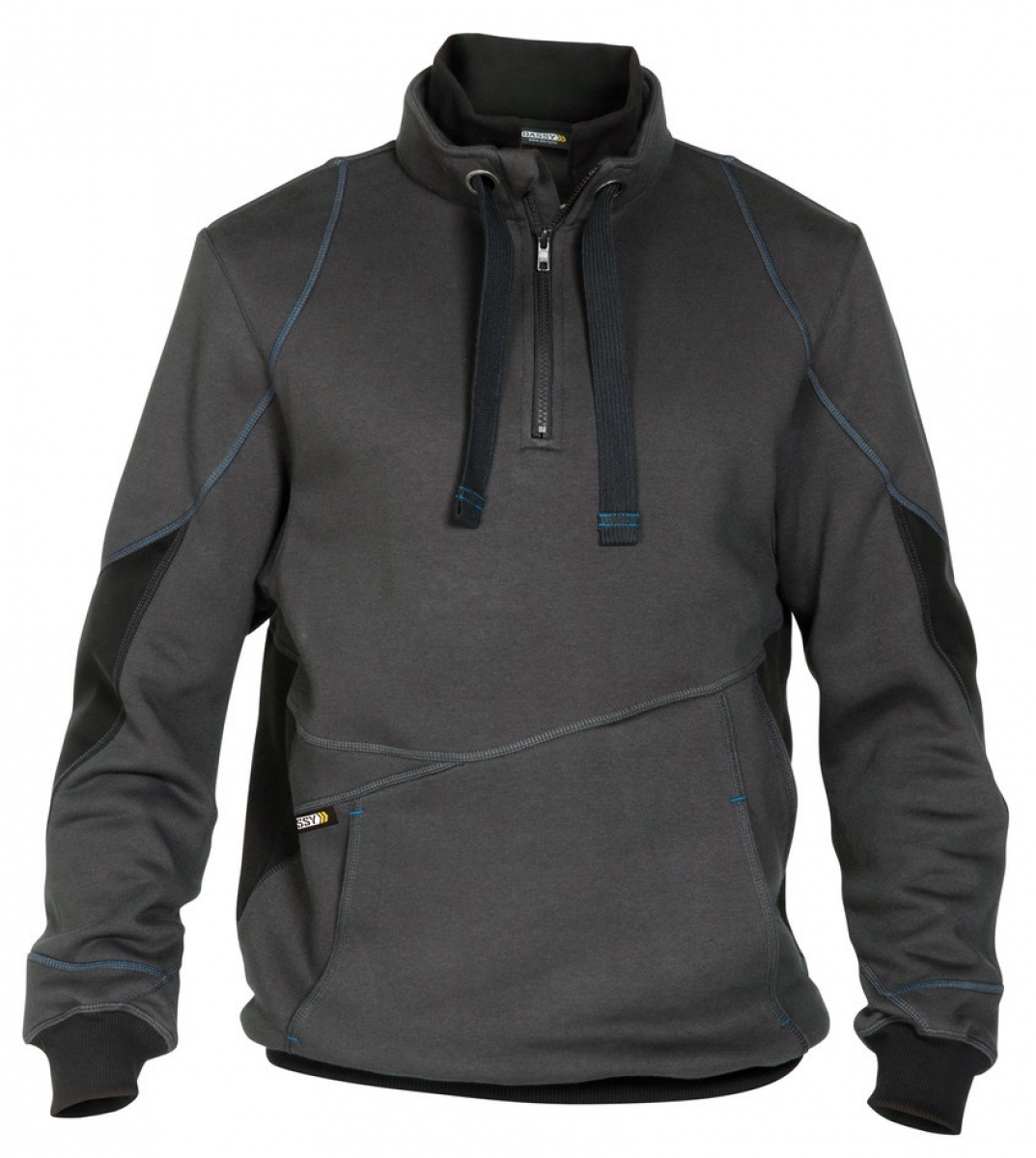 DASSY-Workwear, Sweatshirt "STELLAR", grau/schwarz