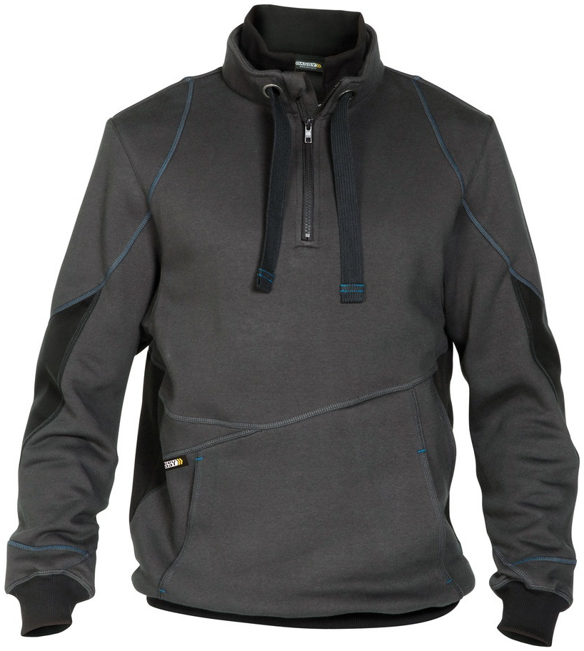 DASSY-Workwear, Sweatshirt "STELLAR", grau/schwarz