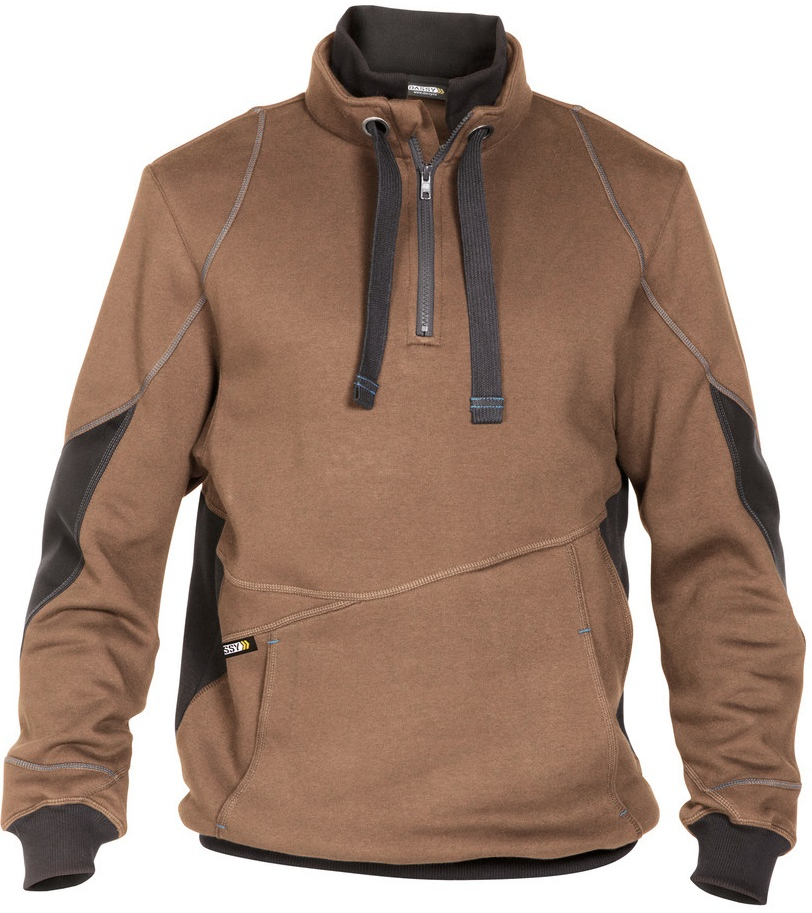 DASSY-Workwear, Sweatshirt STELLAR, braun/grau