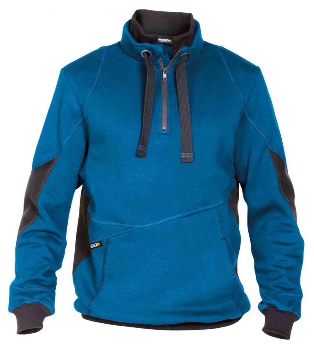 DASSY-Workwear, Sweatshirt "STELLAR", kornblau/grau