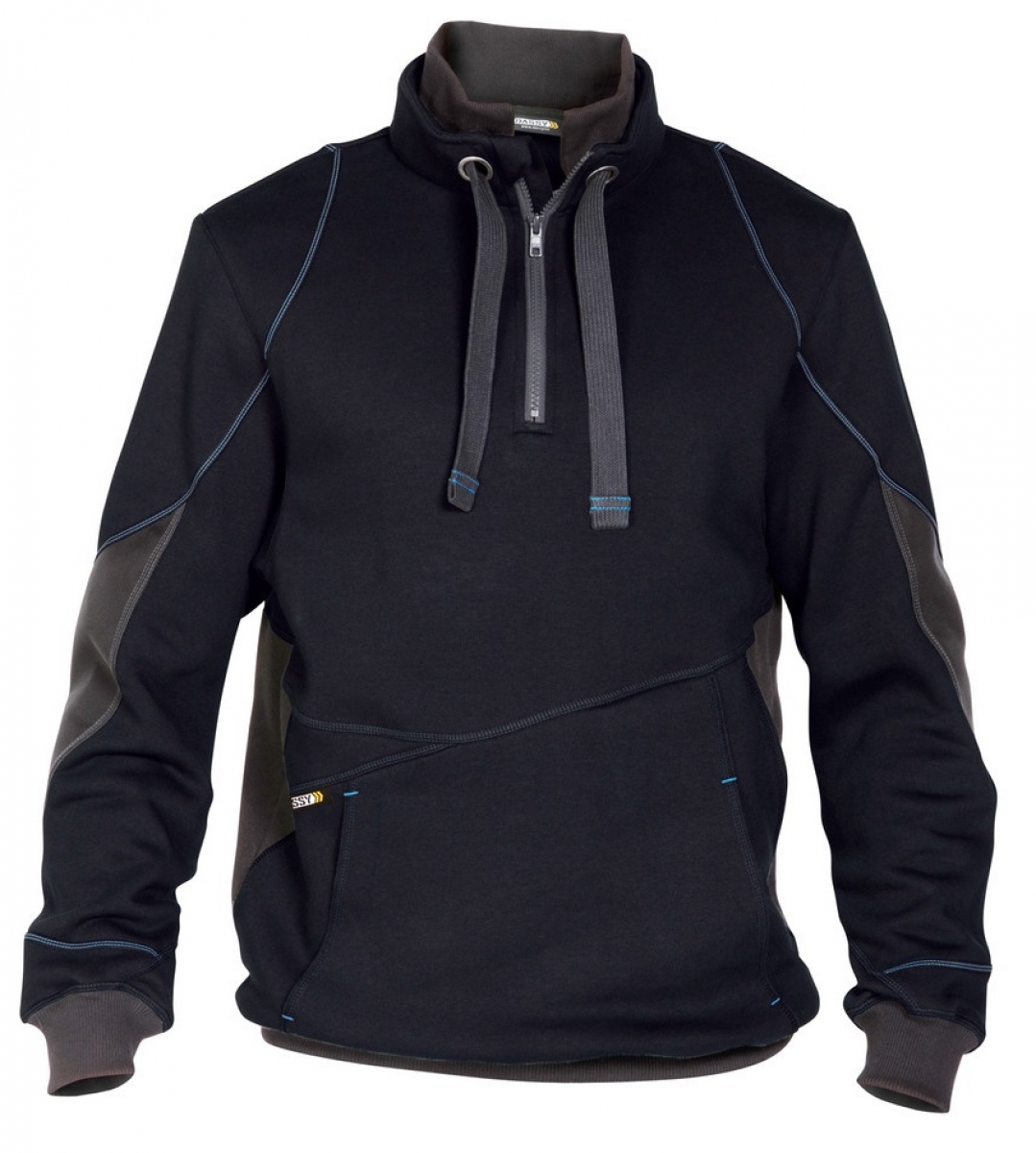 DASSY-Workwear, Sweatshirt "STELLAR", dunkelblau/grau