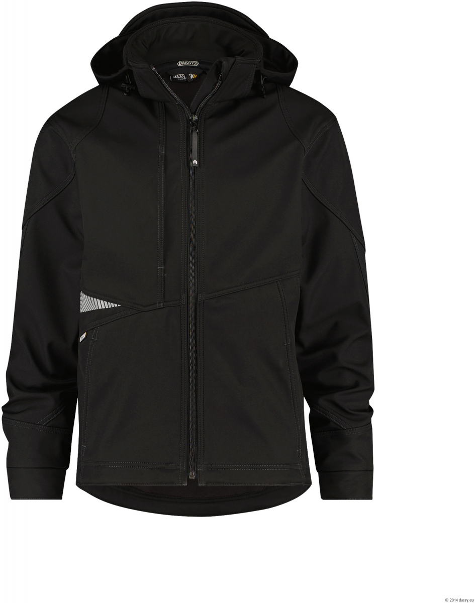 DASSY-Softshell-Jacke GRAVITY, schwarz