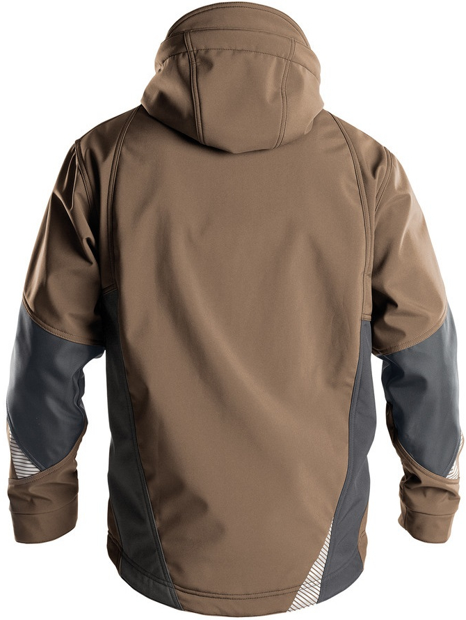 DASSY-Workwear, Softshell-Jacke GRAVITY, braun/grau