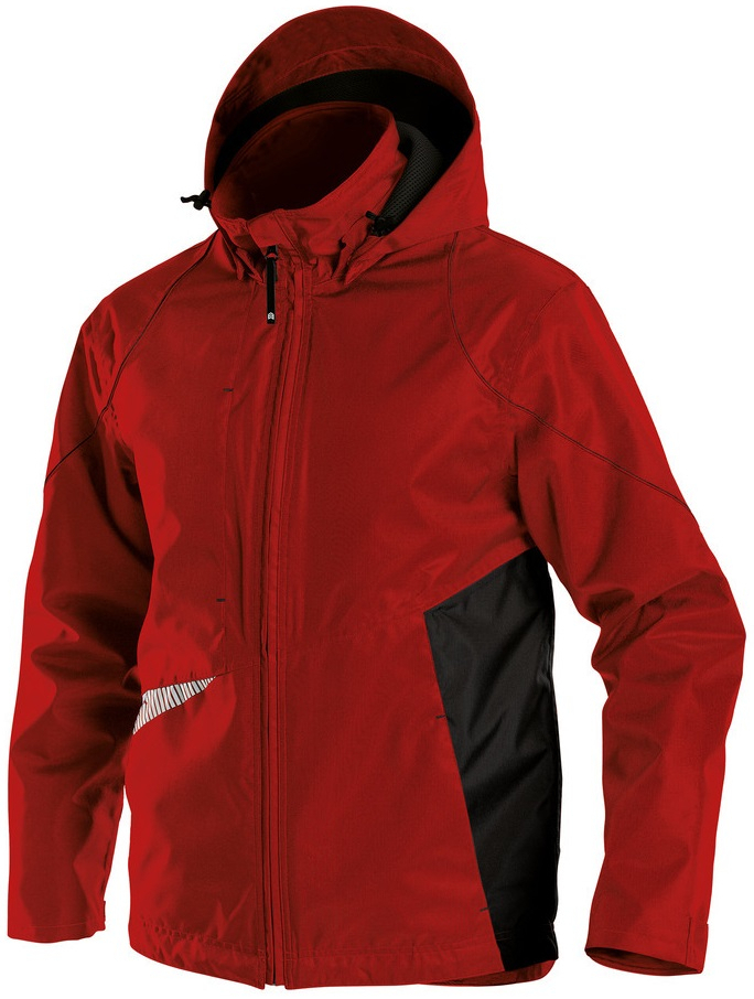 DASSY-Workwear, Regenjacke HYPER, rot/grau