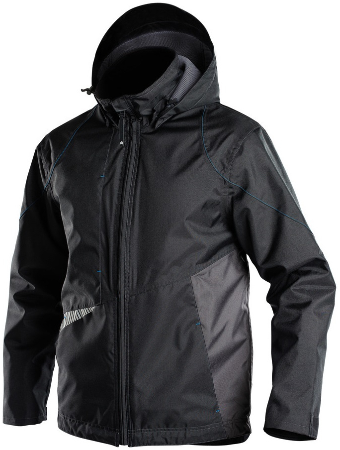 DASSY-Workwear, Regenjacke "HYPER",  schwarz/grau