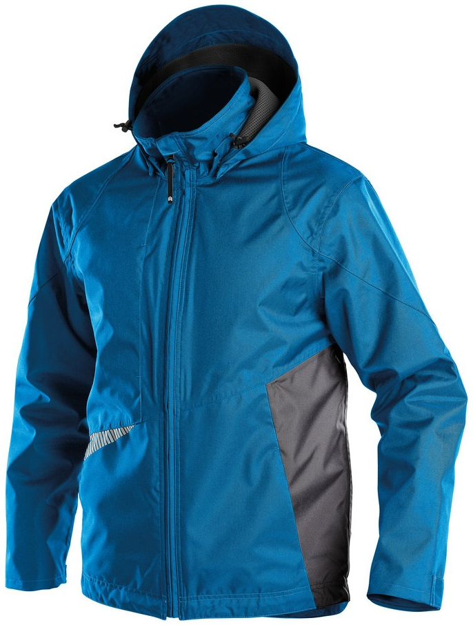 DASSY-Workwear, Regenjacke "HYPER",  kornblau/grau