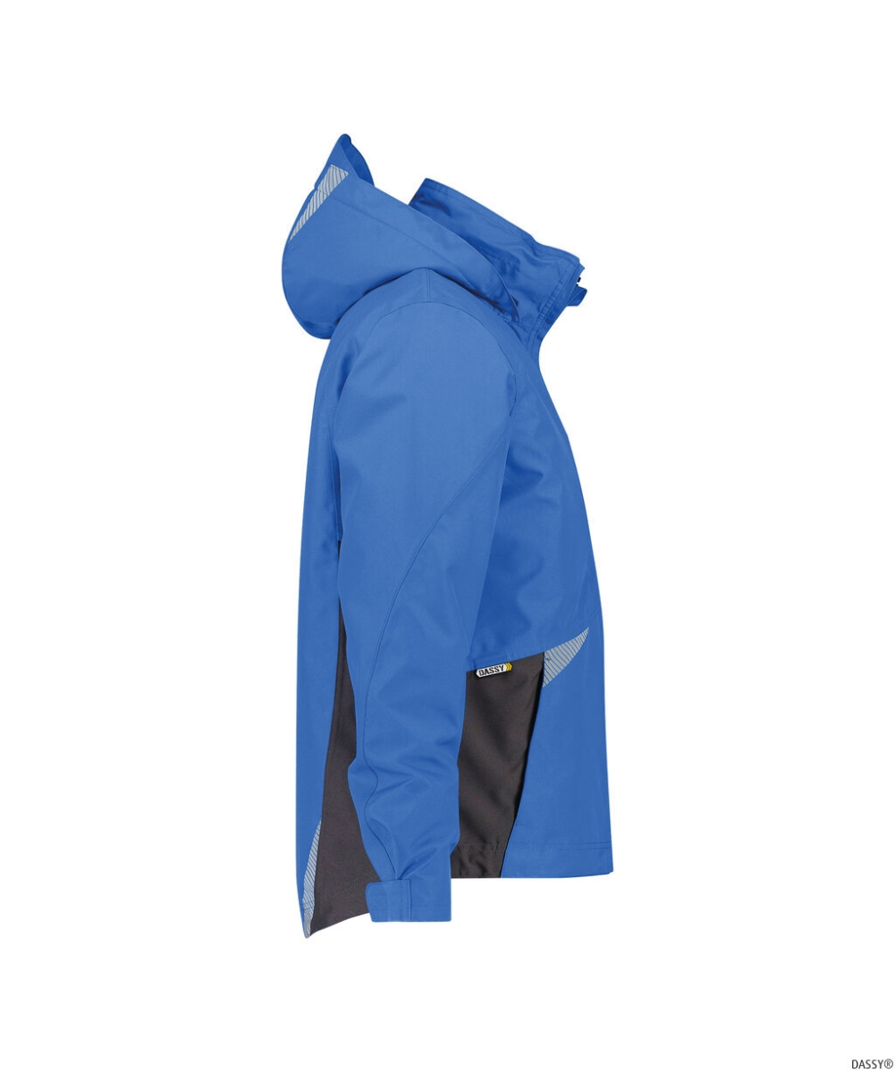 DASSY-Workwear, Regenjacke HYPER, kornblau/grau