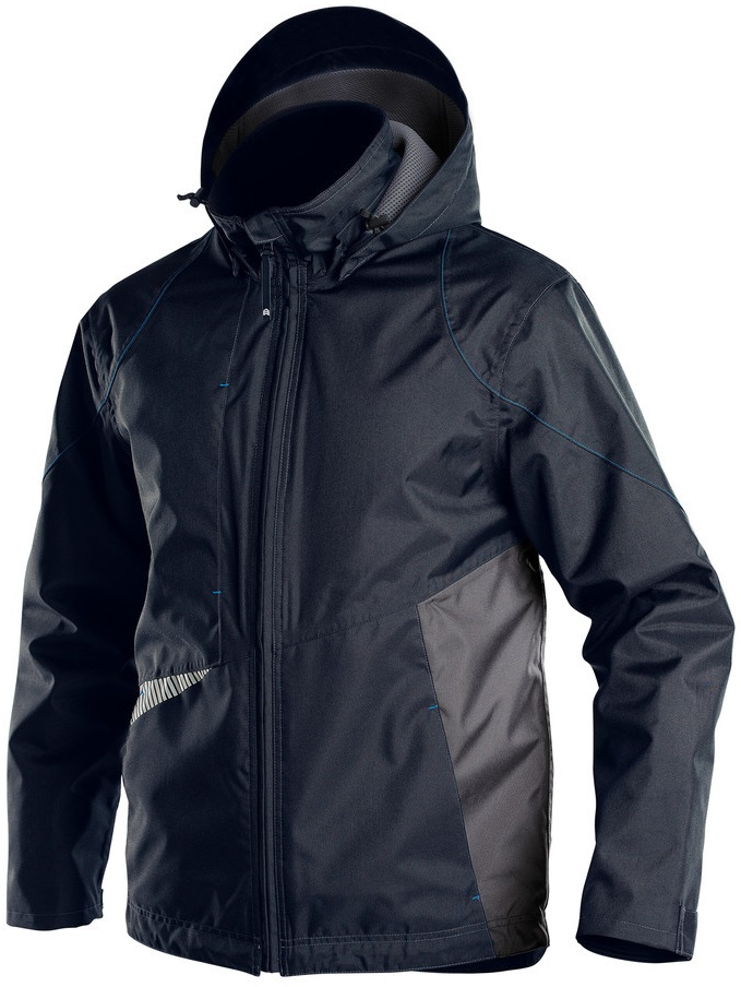 DASSY-Workwear, Regenjacke HYPER, dunkelblau/grau
