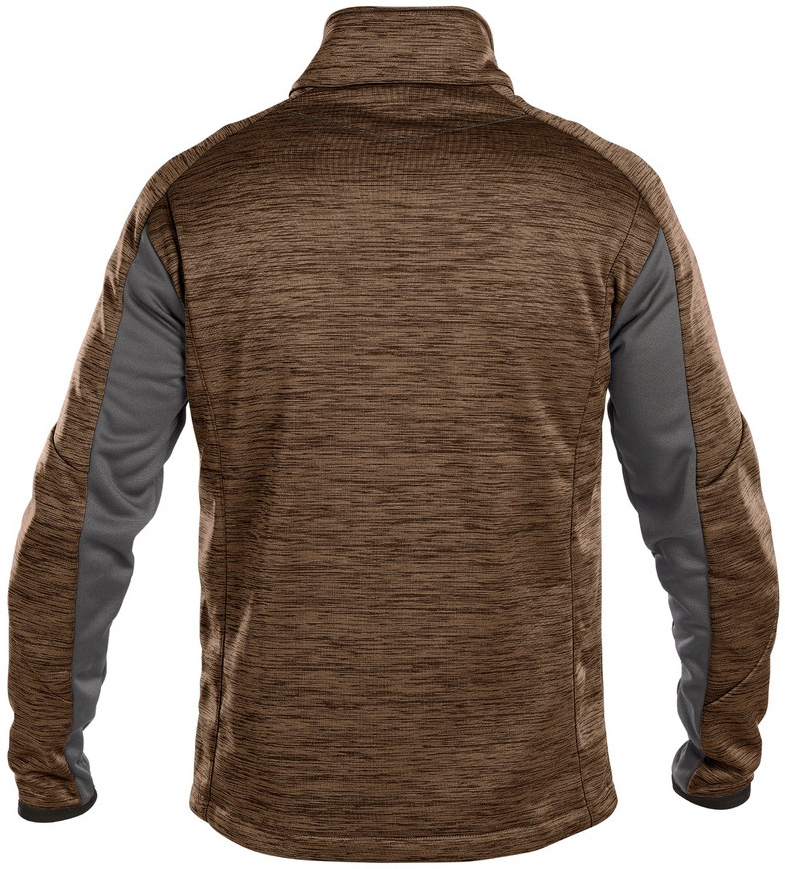 DASSY-Workwear, Fleecejacke Convex, braun/grau
