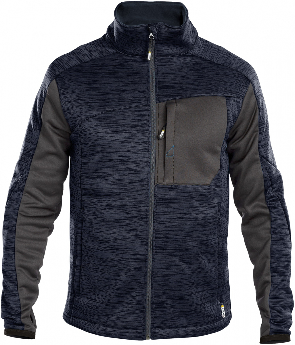 DASSY-Workwear, Fleecejacke Convex, blau/grau