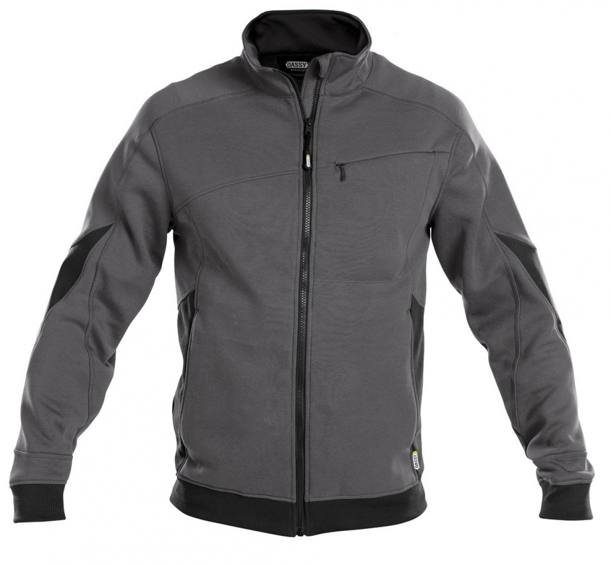 DASSY-Workwear, Sweatshirt "VELOX", grau/schwarz