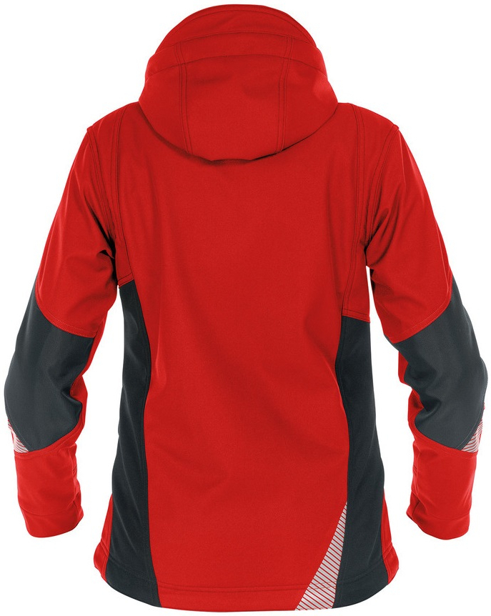 DASSY-Workwear, Damen-Softshell-Jacke GRAVITY, rot/schwarz