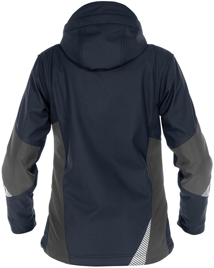 DASSY-Workwear, Damen-Softshell-Jacke GRAVITY, blau/grau