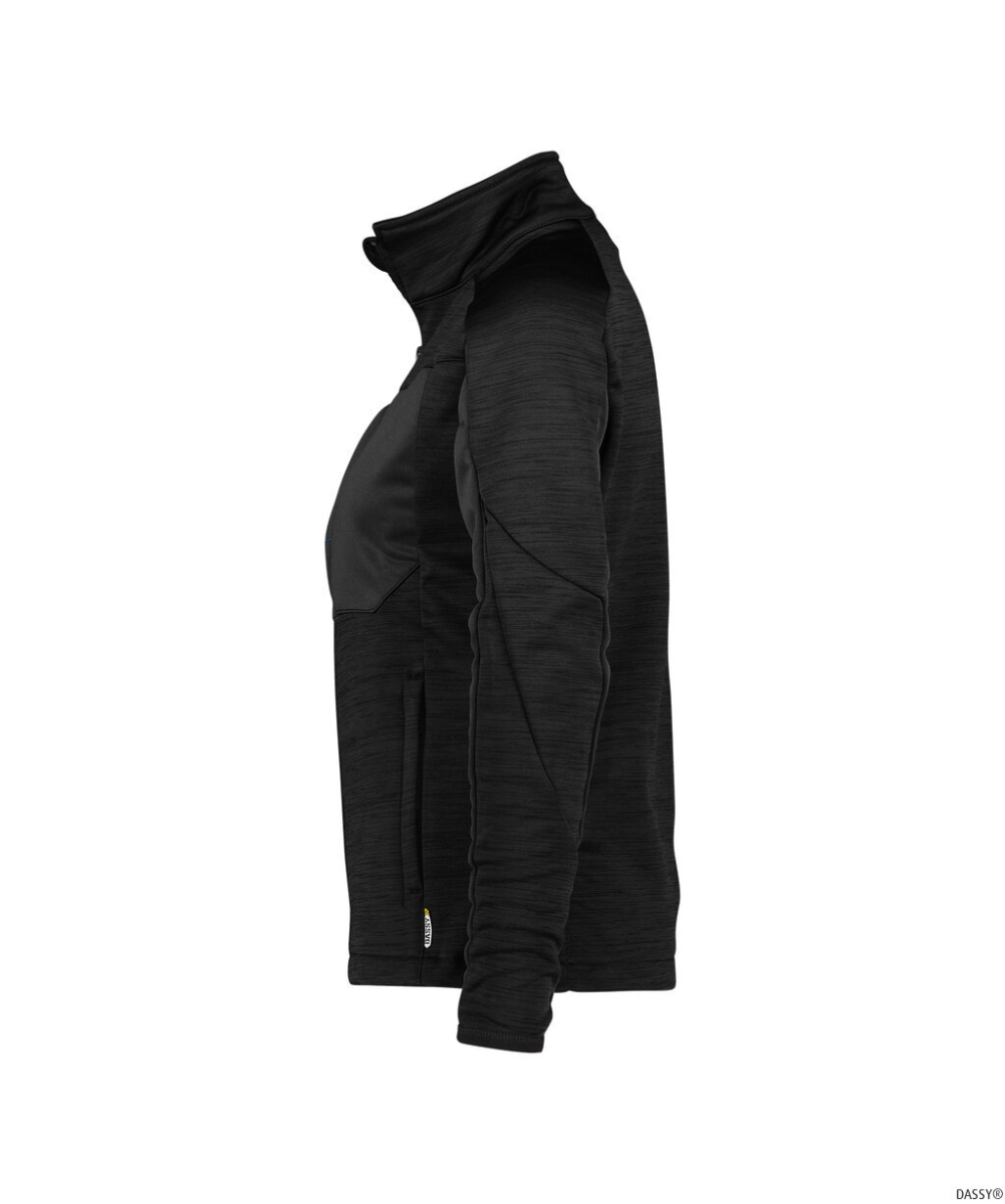 DASSY-Workwear, Damen-Fleecejacke CONVEX, schwarz