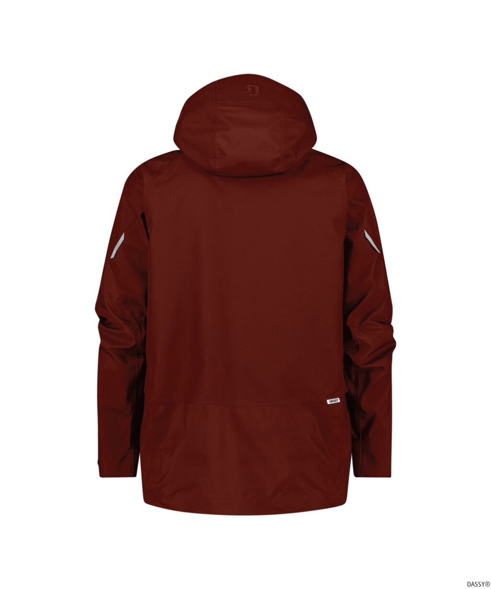 DASSY-Regenjacke VIRUNGA, 170g/m², gebranntes ziegelrot