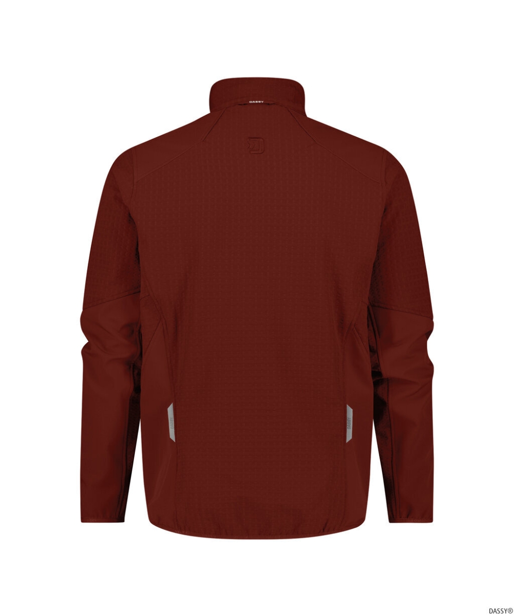 DASSY-Midlayer-Jacke SINTRA, 280g/m², gebranntes Ziegelrot