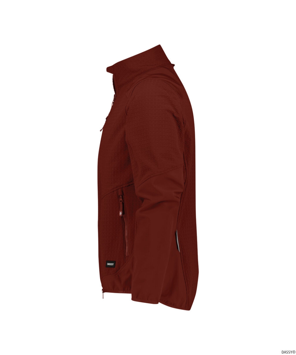 DASSY-Midlayer-Jacke SINTRA, 280g/m², gebranntes Ziegelrot