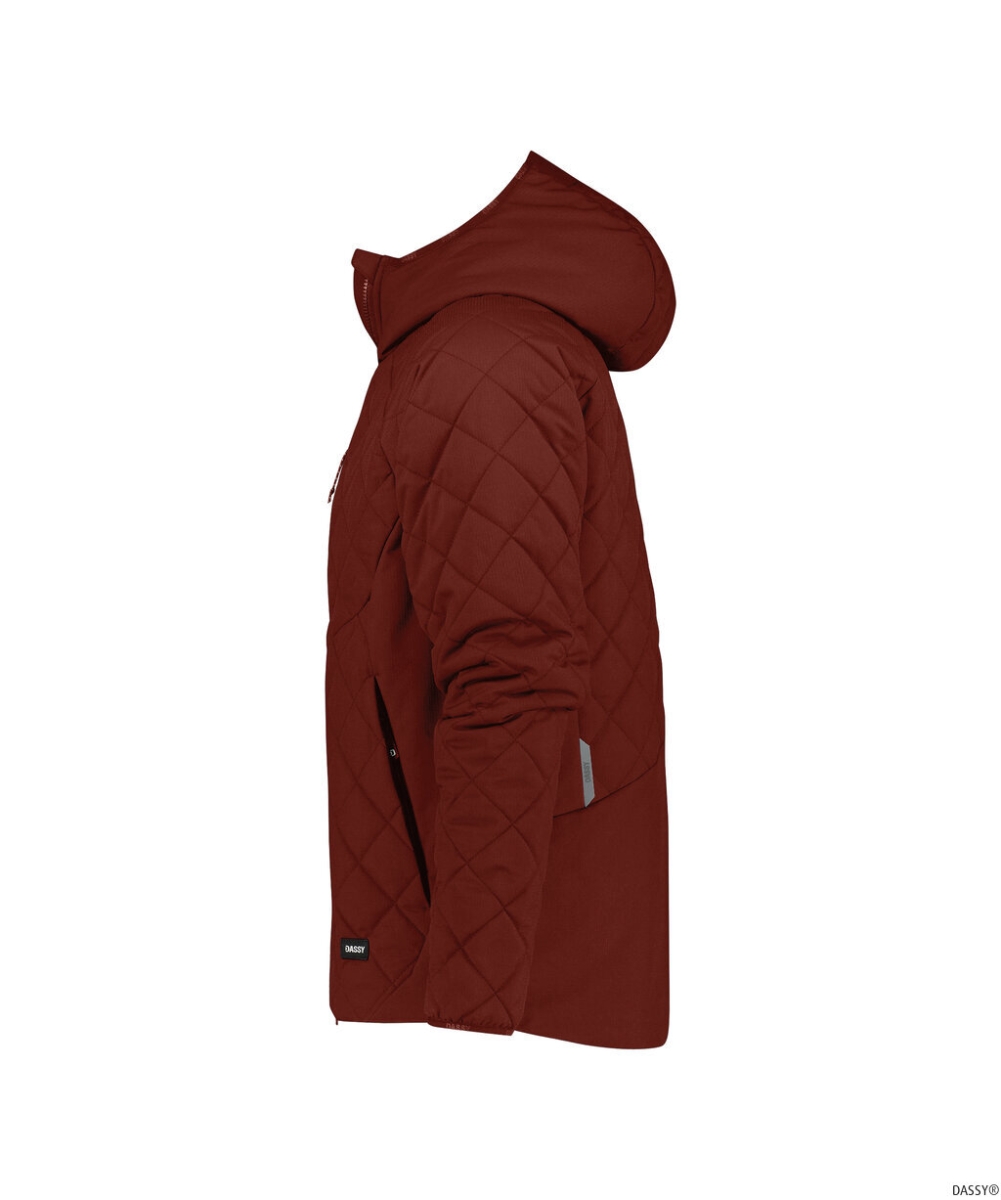DASSY-Thermojacke TAMA, 90g/m², gebranntes Ziegelrot