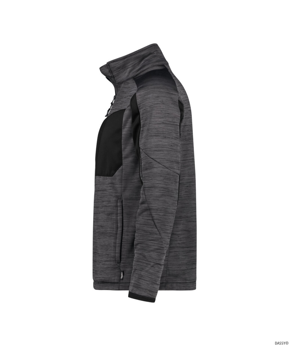 DASSY-Midlayer Jacke, CONVEX NEXT, anthrazitgrau/schwarz