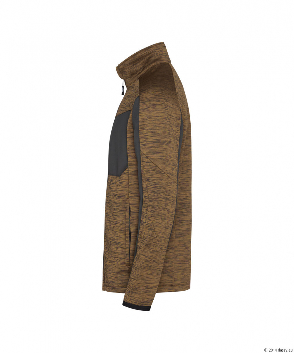DASSY® Convex Next Midlayer-Jacke, azurblau/anthrazitgrau