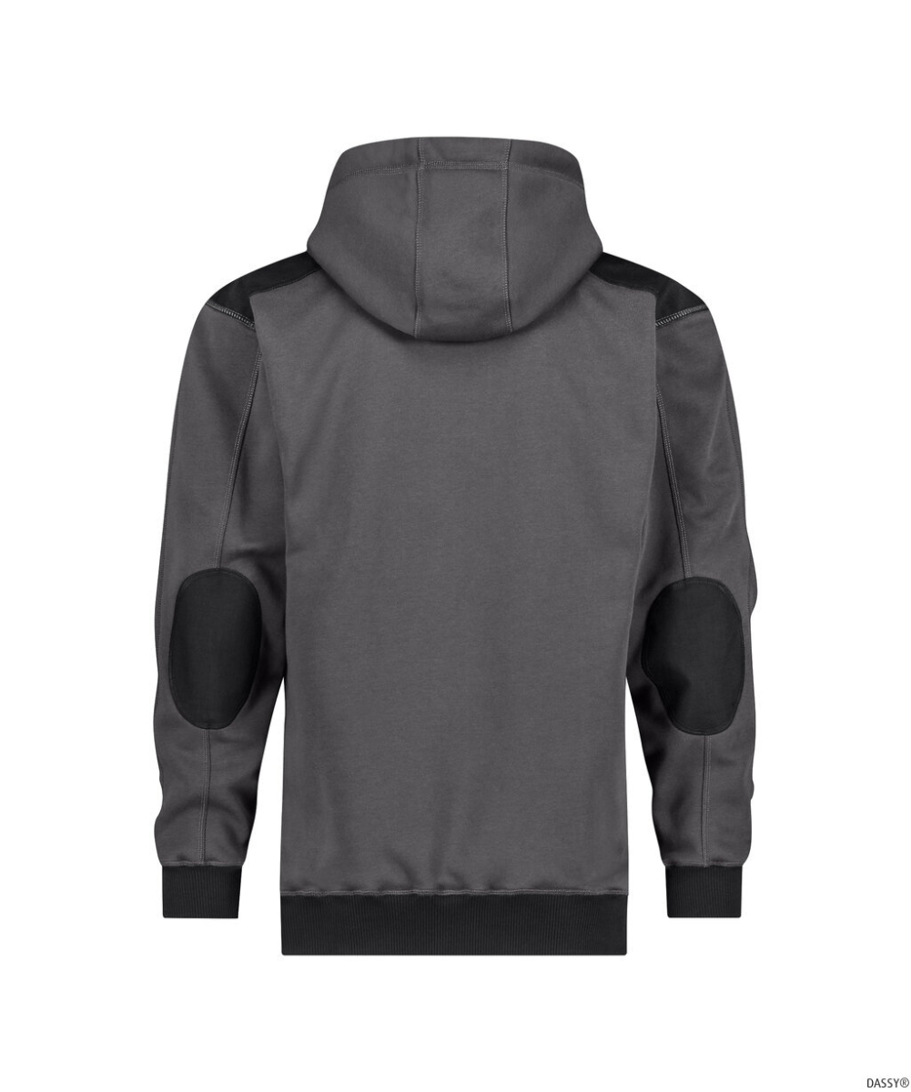 DASSY-Kapuzenshirt, INDY NEXT, anthrazitgrau/schwarz