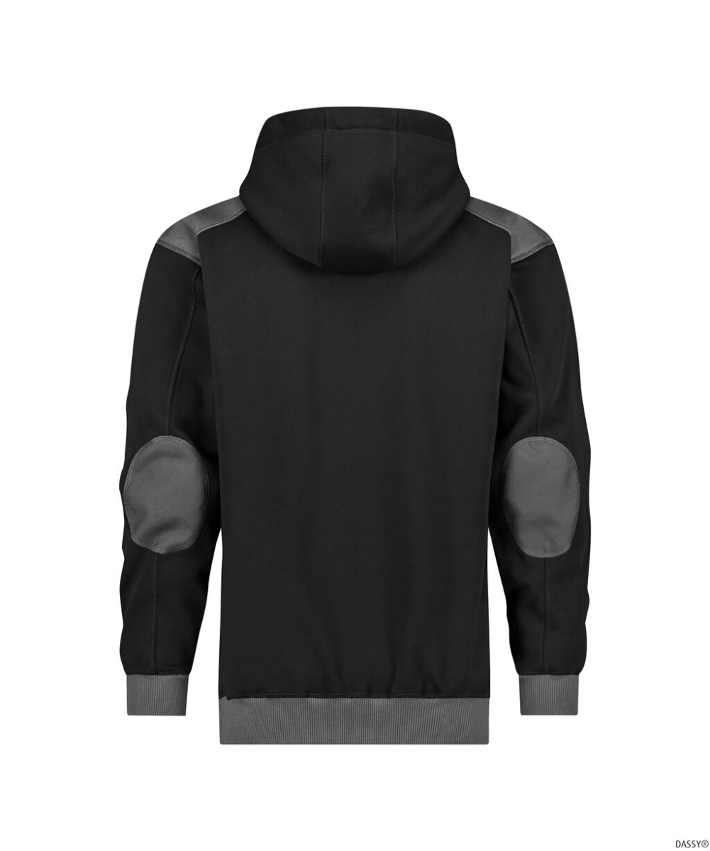 DASSY-Kapuzenshirt, INDY NEXT, schwarz/anthrazitgrau