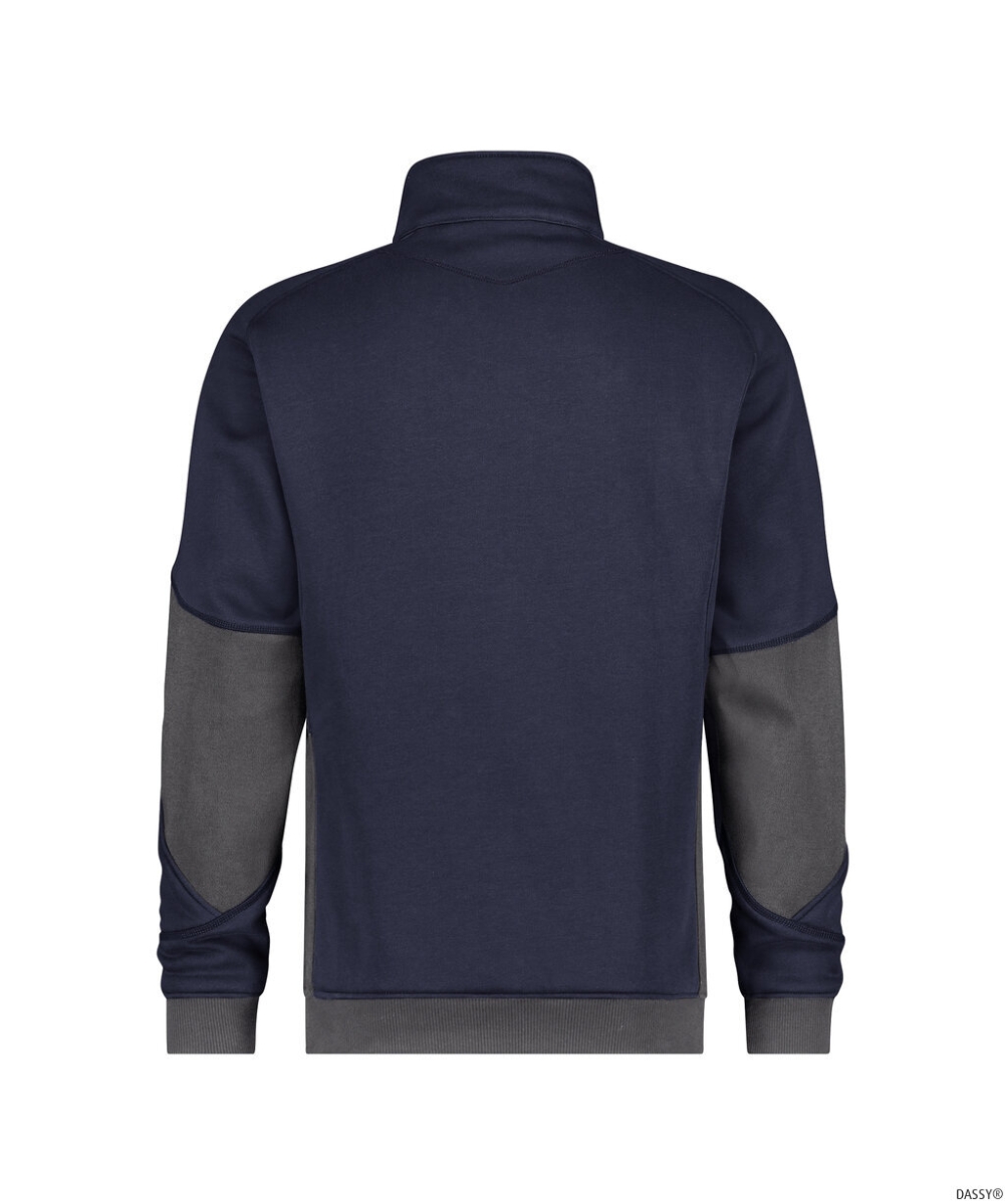 DASSY-Sweatshirt, Velox NEXT, nachtblau/anthrazitgrau
