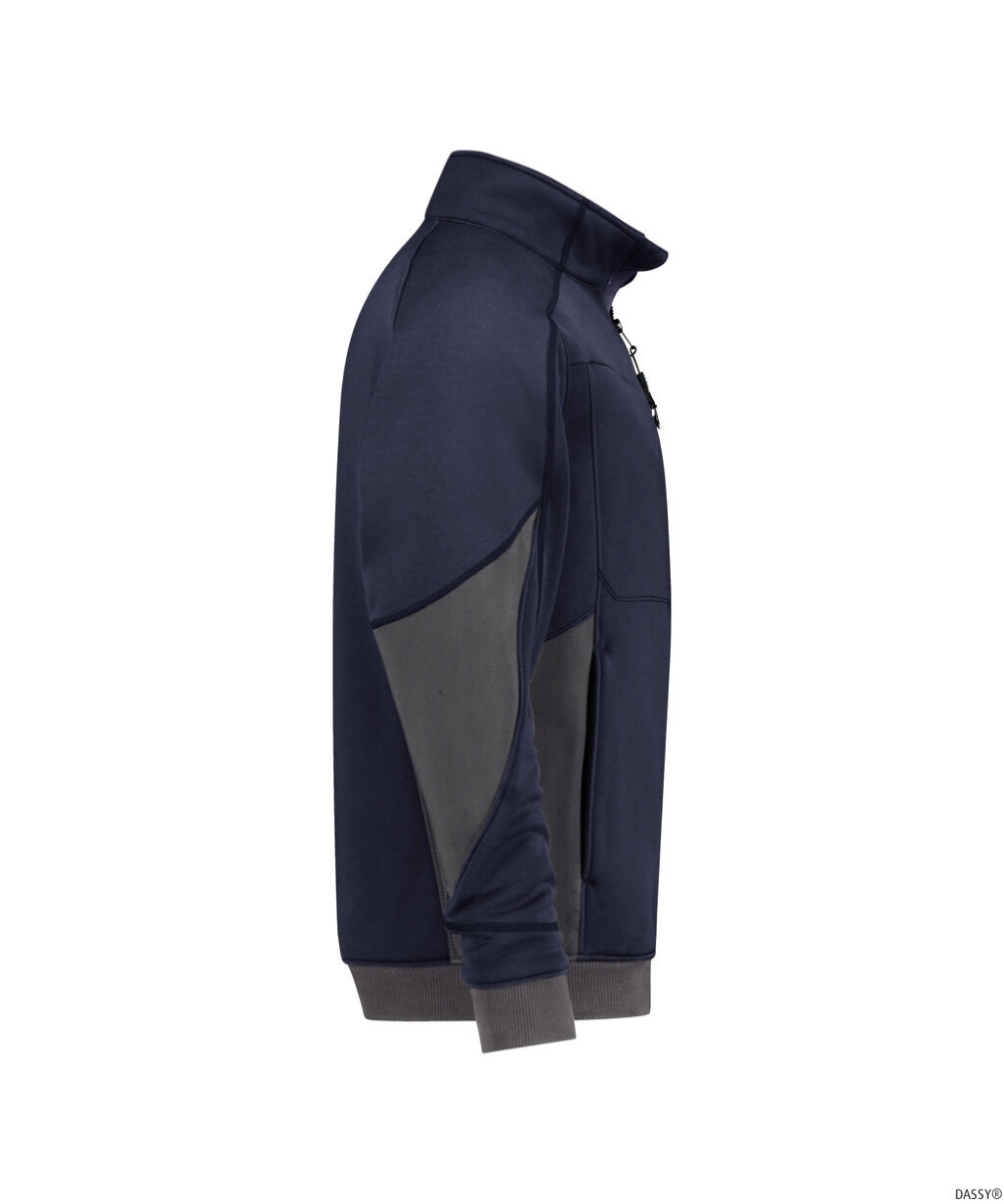 DASSY-Sweatshirt, Velox NEXT, nachtblau/anthrazitgrau
