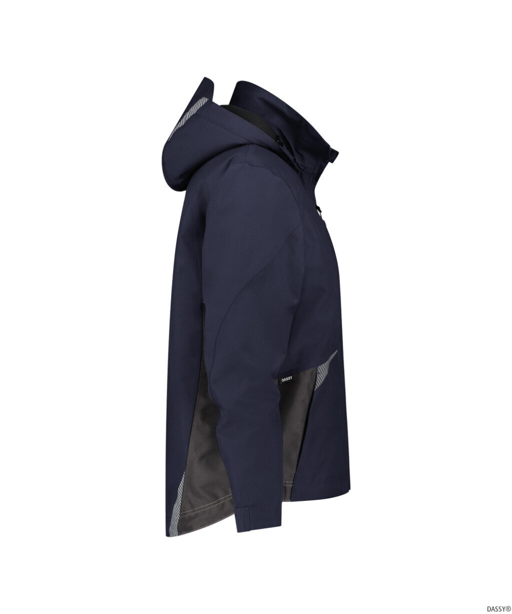 DASSY-Wasser- und winddichte Arbeitsjacke, HYPER NEXT, nachtblau/anthrazitgrau