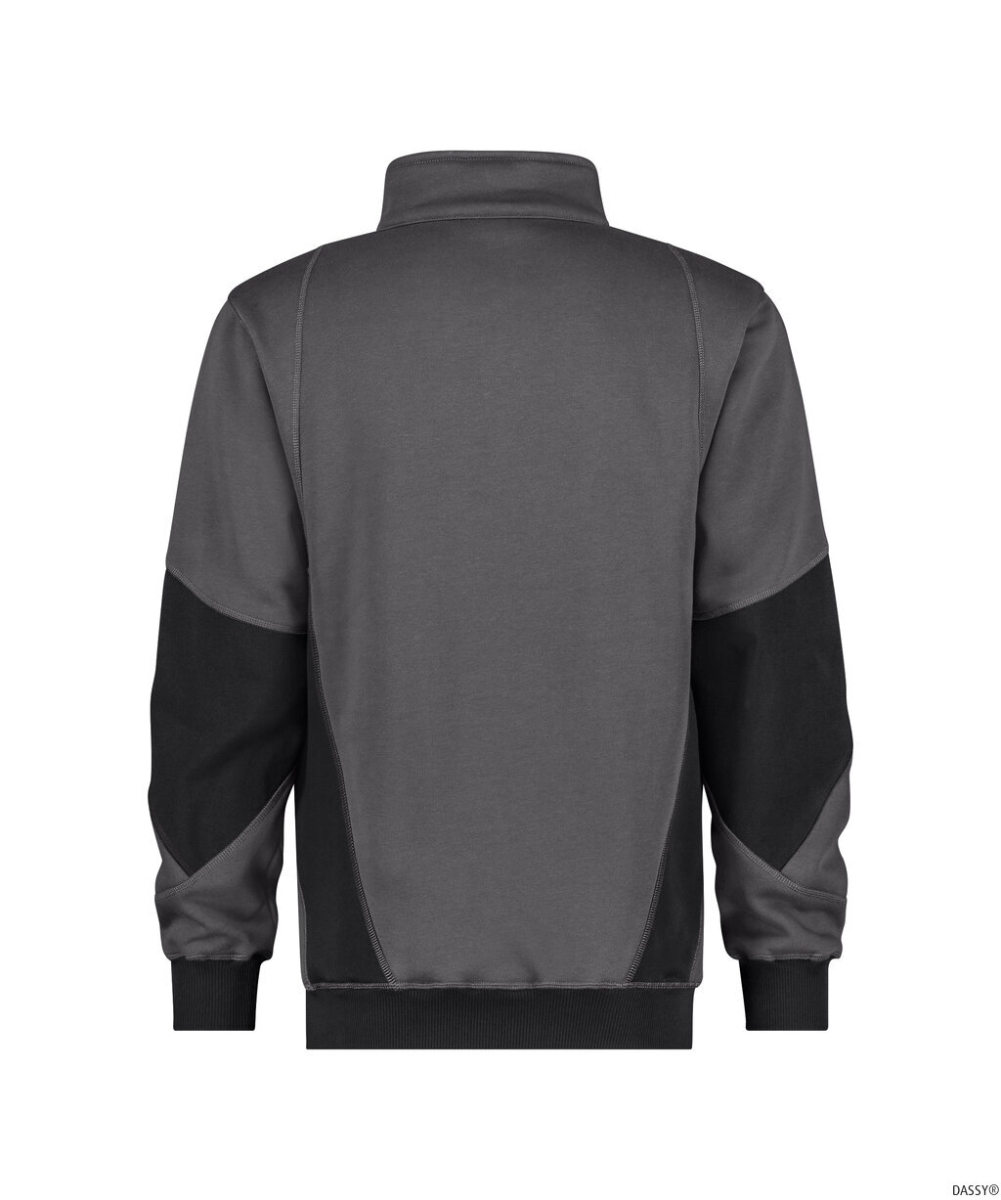 DASSY-Sweatshirt, HYRAX NEXT, anthrazitgrau/schwarz