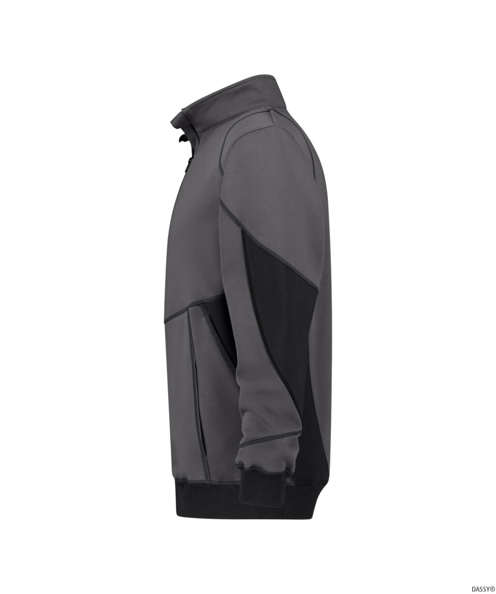 DASSY-Sweatshirt, HYRAX NEXT, anthrazitgrau/schwarz