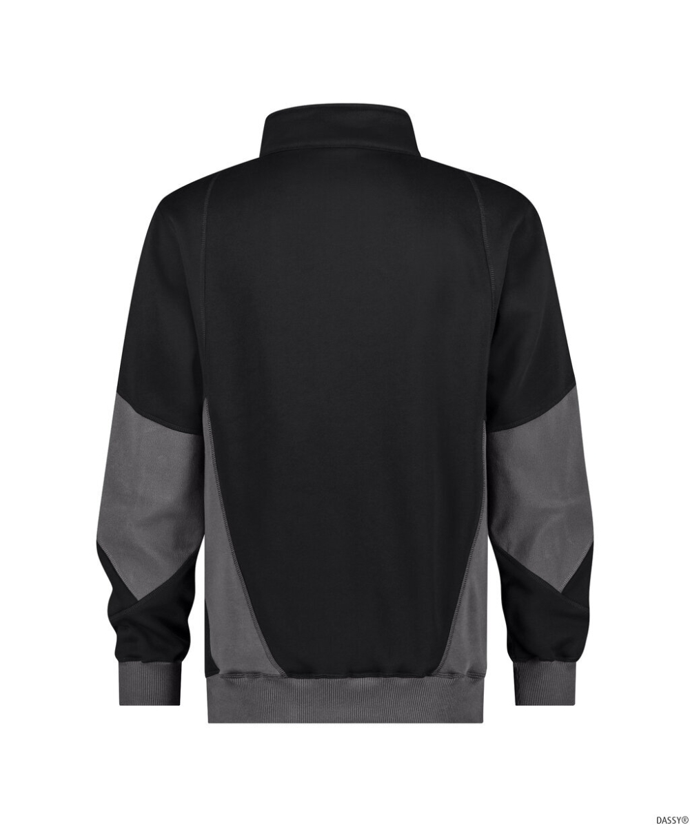 DASSY-Sweatshirt, HYRAX NEXT, schwarz/anthrazitgrau