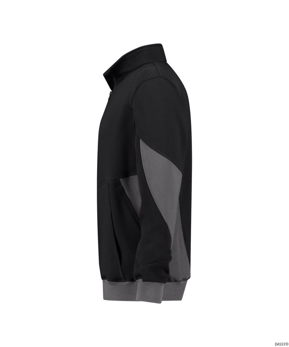 DASSY-Sweatshirt, HYRAX NEXT, schwarz/anthrazitgrau
