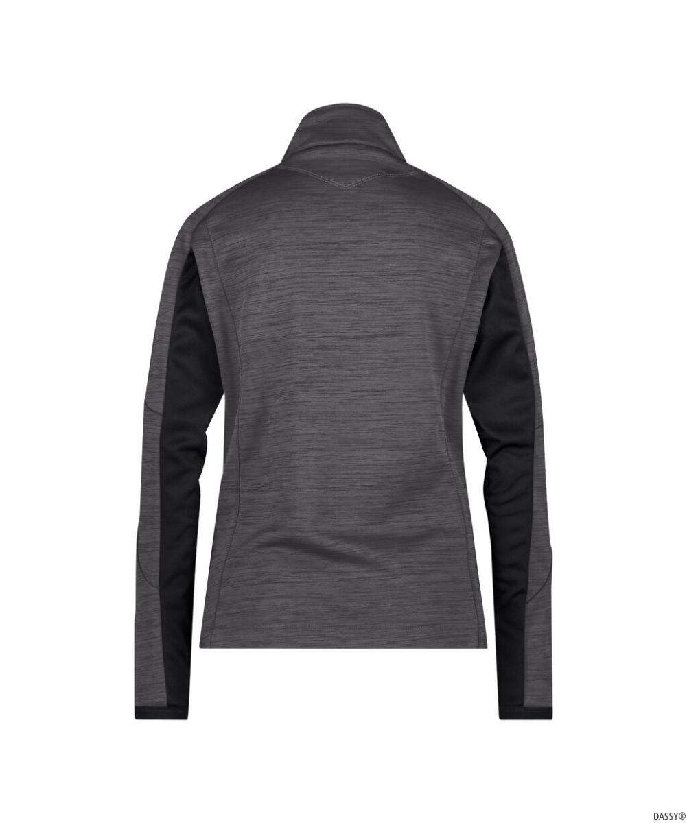 DASSY-Damen-Midlayer Jacke, CONVEX NEXT, anthrazitgrau/schwarz