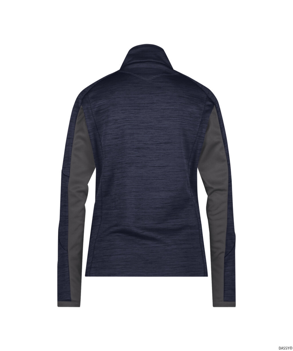 DASSY-Damen-Midlayer Jacke, CONVEX NEXT, nachtblau/anthrazitgrau