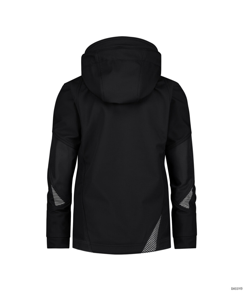 DASSY-Damen-Softshell-Jacke, GRAVITY NEXT, schwarz