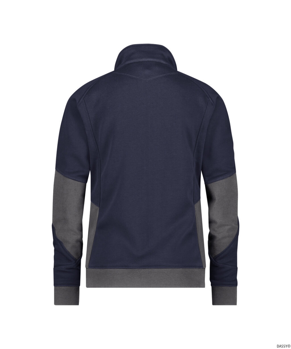 DASSY-Damen-Sweatshirt für Damen, VELOX NEXT, nachtblau/anthrazitgrau