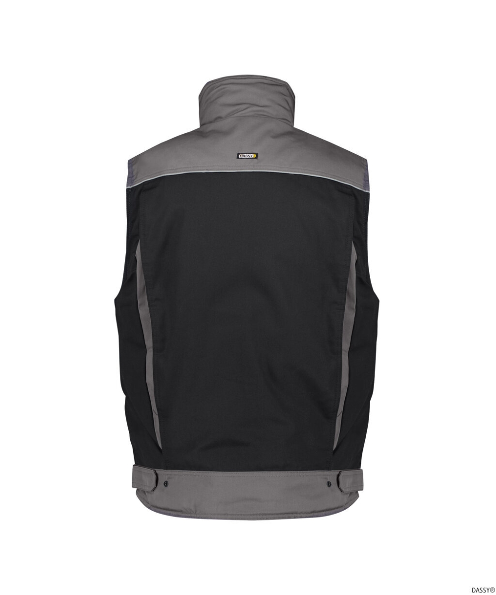 DASSY-Workwear, Weste HULST, schwarz/grau