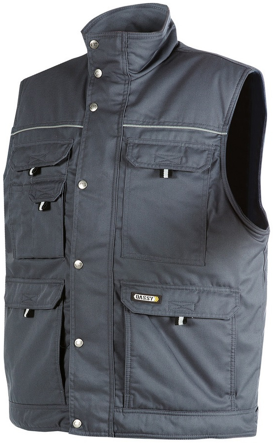 DASSY-Workwear, Winter-Weste MONS , grau