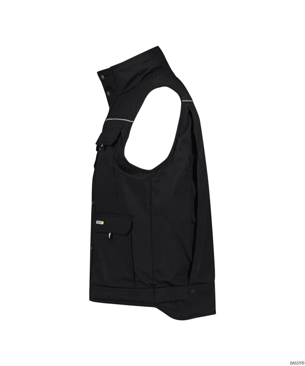 DASSY-Workwear, Winter-Weste MONS , schwarz