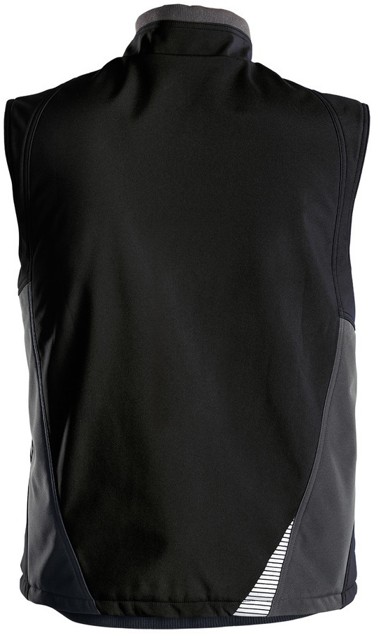 DASSY-Workwear, Softshell-Weste FUSION, schwarz/grau